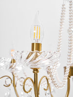 Imperial Pearl Crystal Chandelier