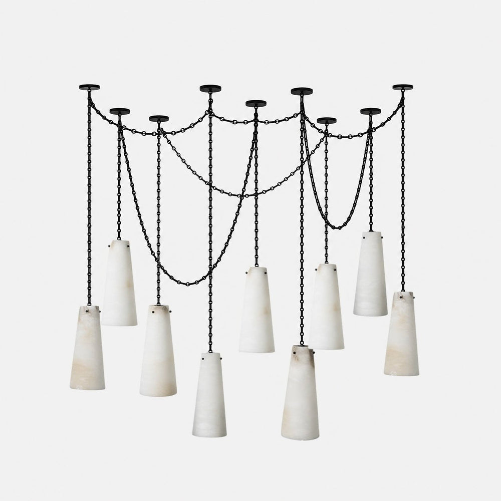 Industrial Cascade Chain Chandelier