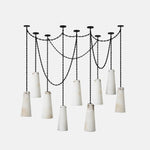Industrial Cascade Chain Chandelier