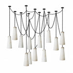 Industrial Cascade Chain Chandelier