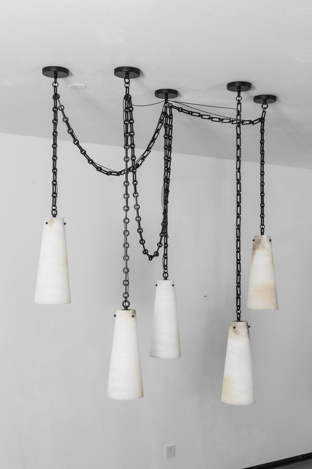 Industrial Cascade Chain Chandelier