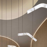Streamlined Alabaster Pendant Lamp