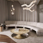 Streamlined Alabaster Pendant Lamp