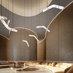 Streamlined Alabaster Pendant Lamp