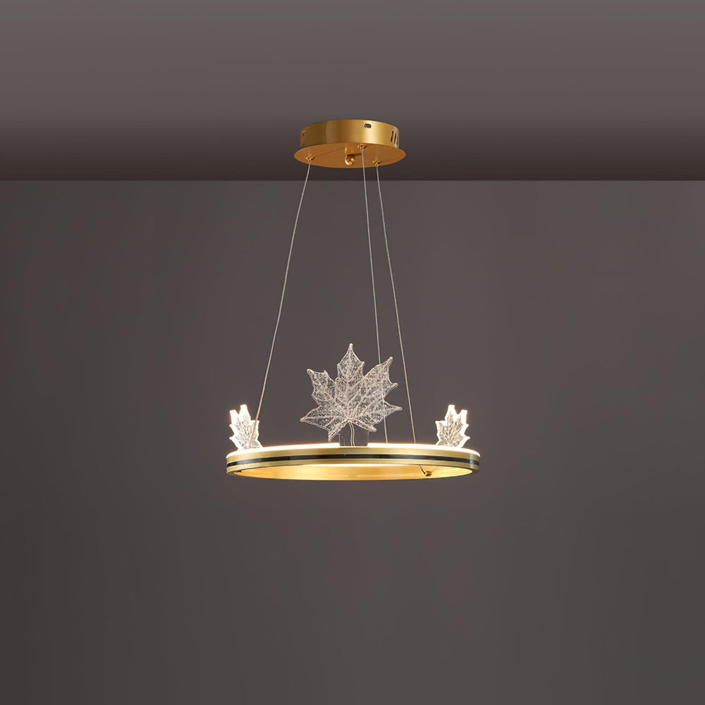 Ion Leaf Chandelier