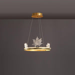 Ion Leaf Chandelier