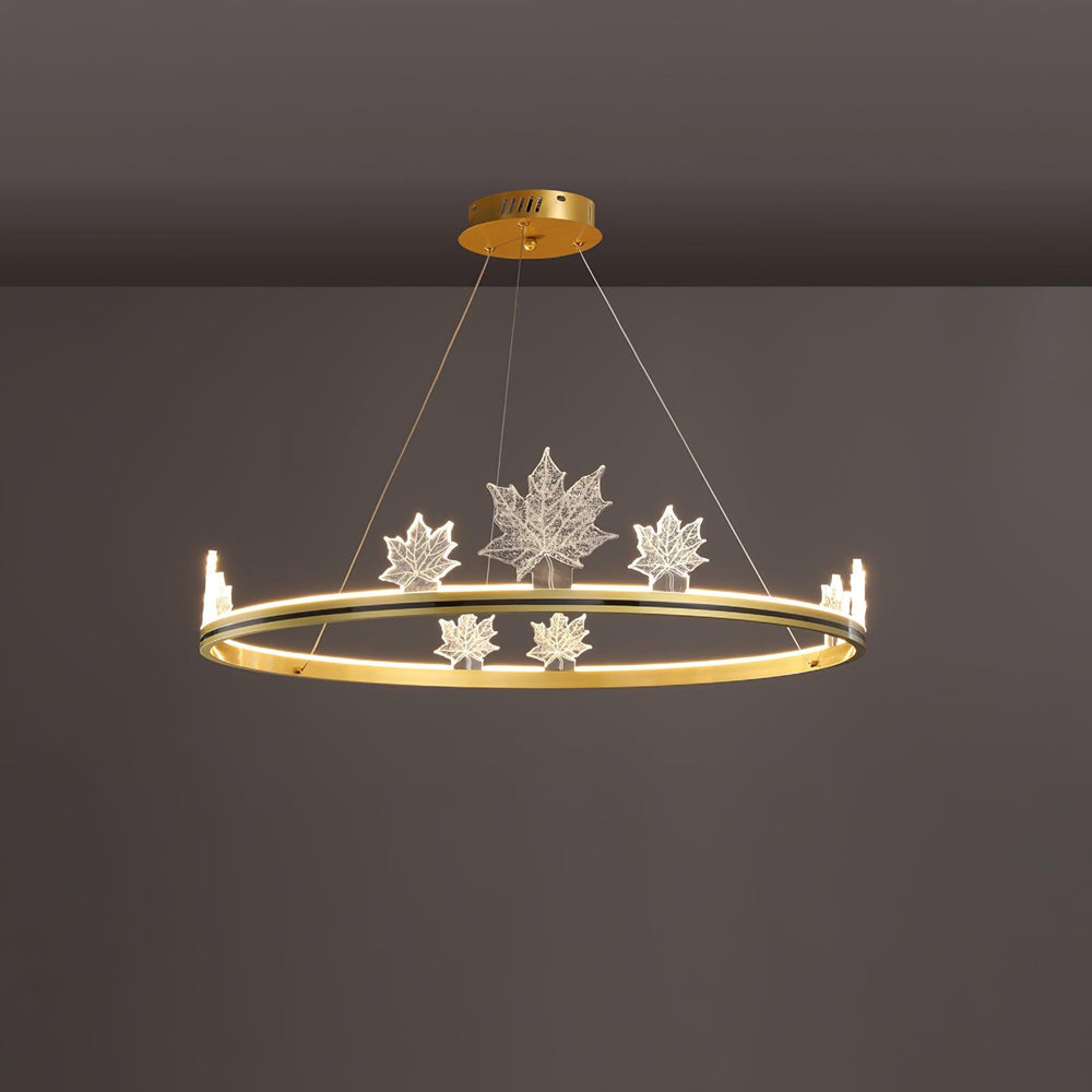 Ion Leaf Chandelier