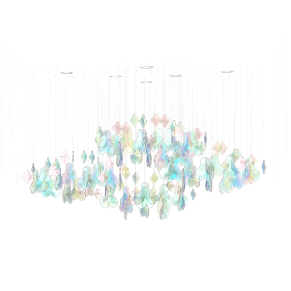 Iris Iridescent Blossom Chandelier