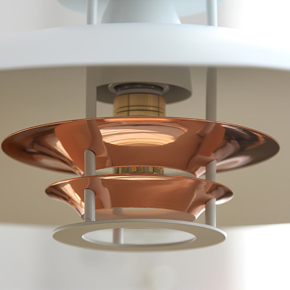 Tiered Disk Pendant Light