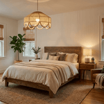 Jute Bead Garland Pendant Lamp