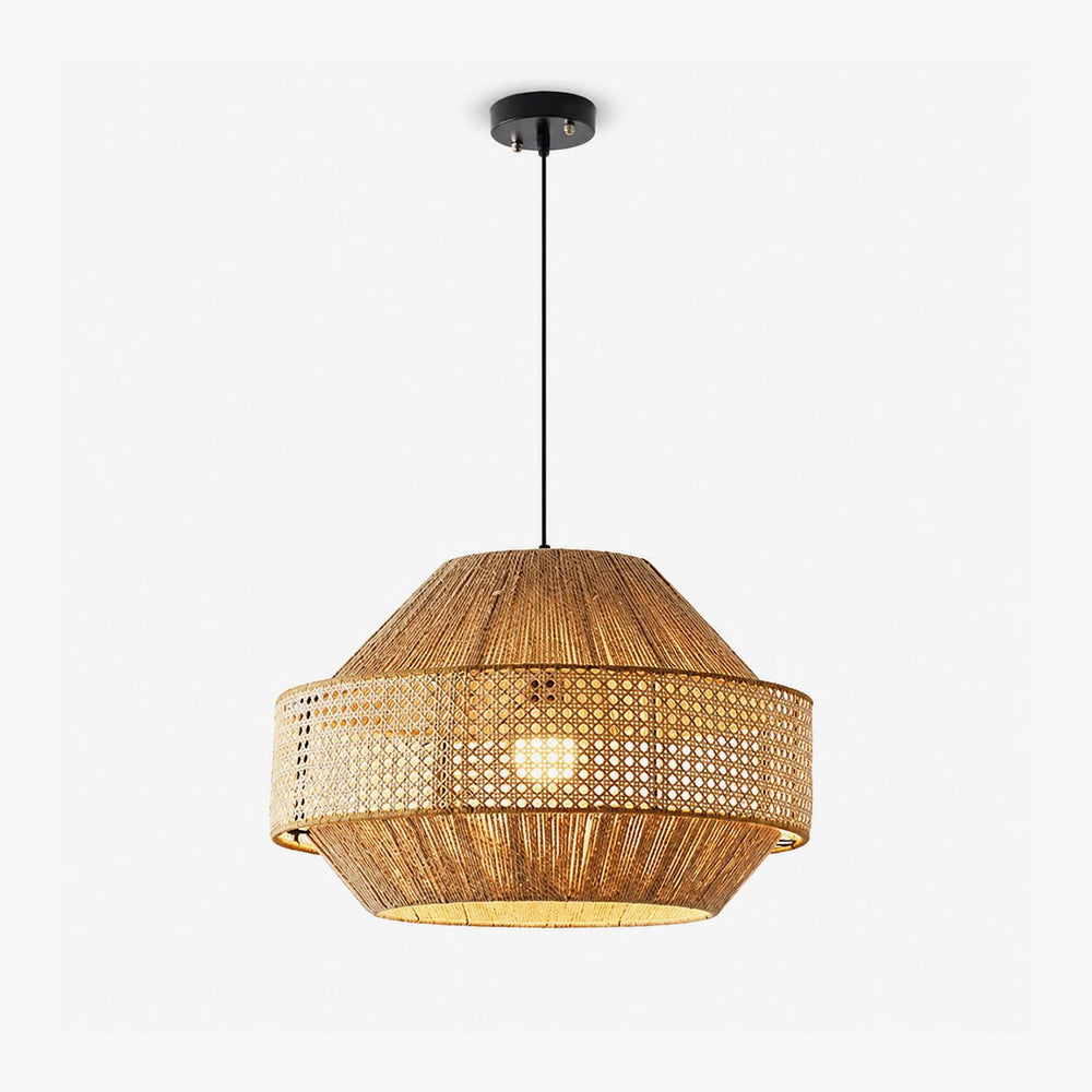 Jute Rattan Woven Pendant Lamp