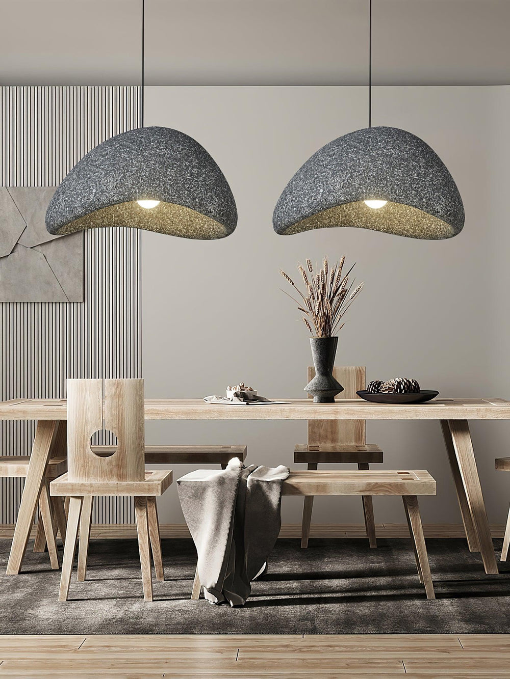 Tsukiyo Wabi-Sabi Cloud Pendant Light