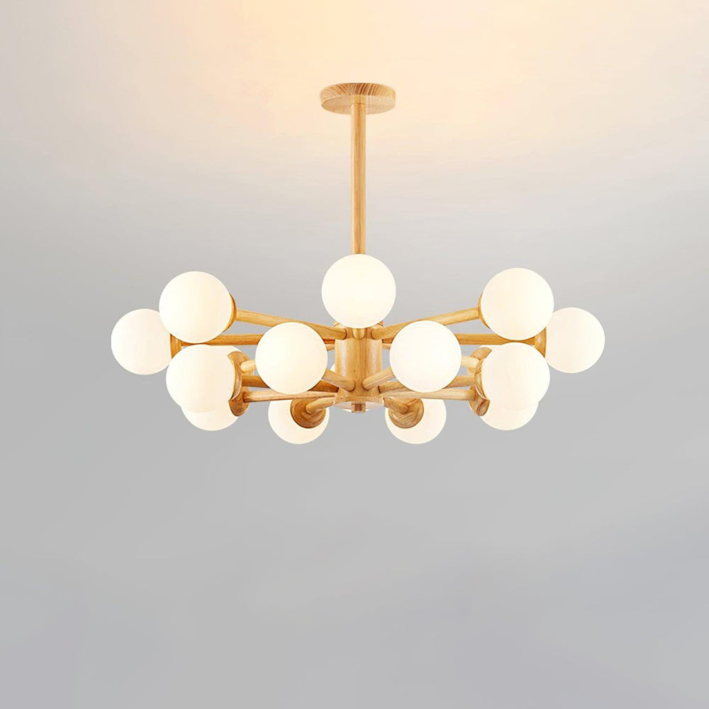 Kozan Wooden Chandelier