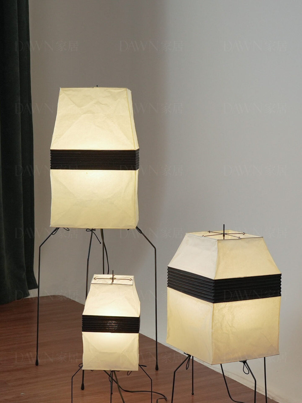 Kumo Paper Shade Table & Floor Lamp