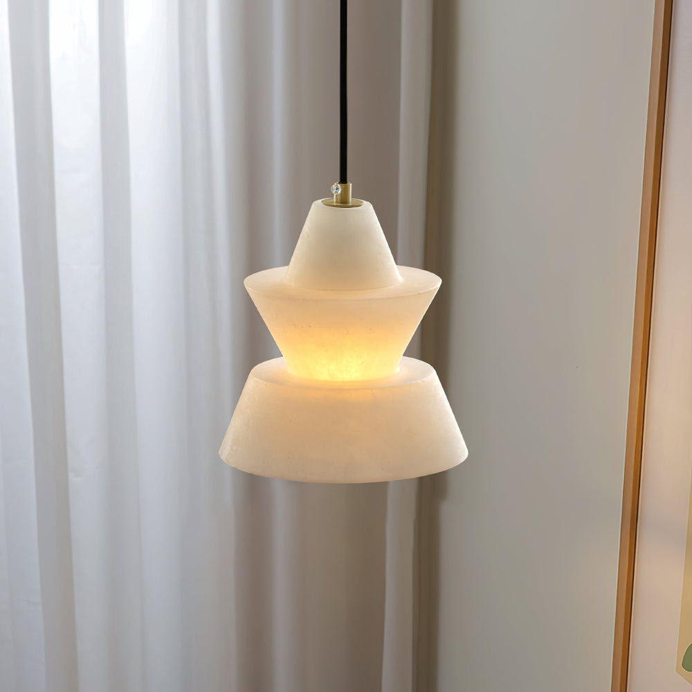 Trivola Alabaster Pendant Light