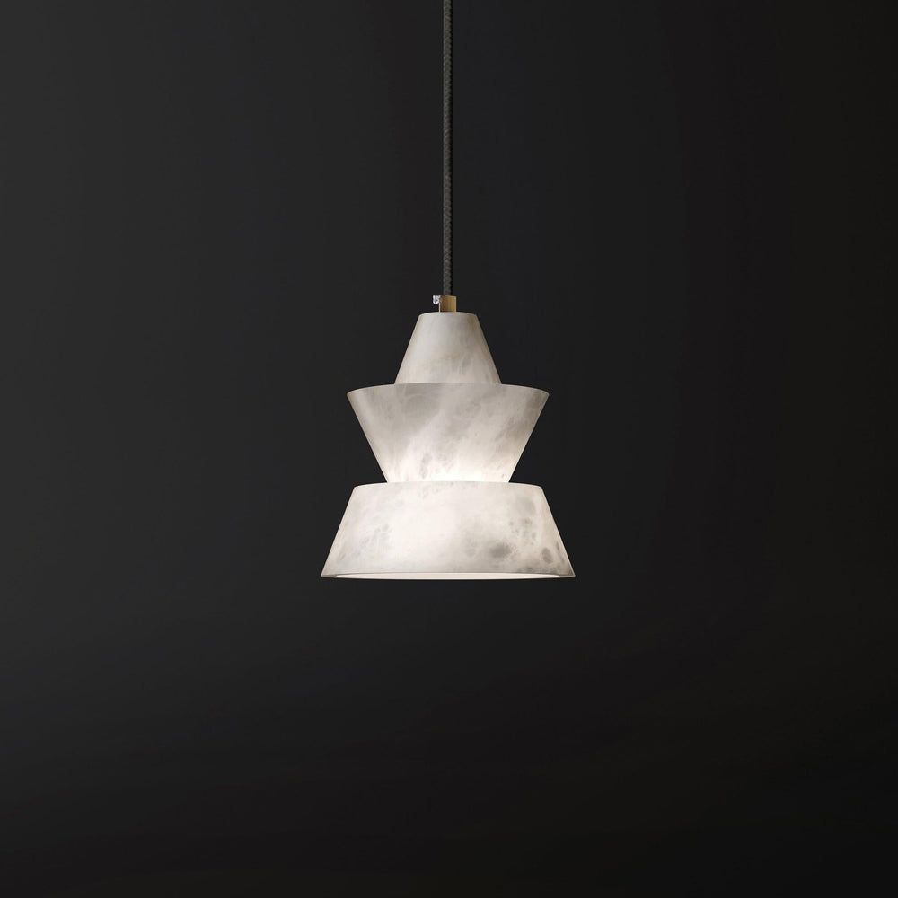 Trivola Alabaster Pendant Light