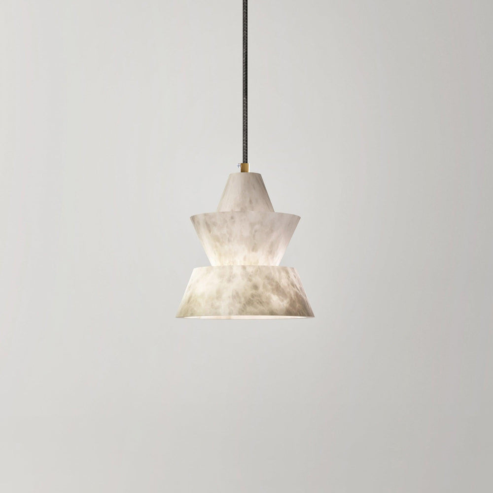Trivola Alabaster Pendant Light