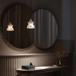 Trivola Alabaster Pendant Light