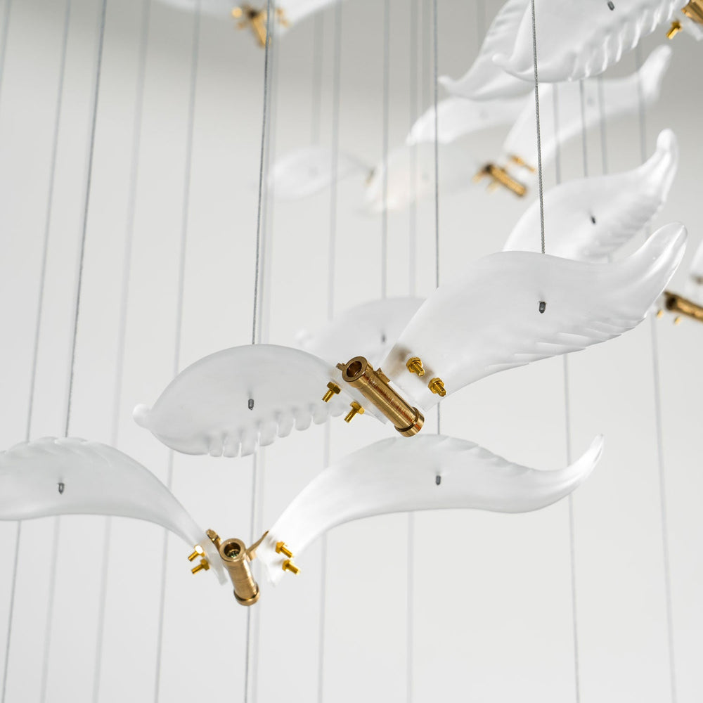 Large Seagull Chandelier