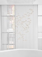 Leaf Twisted Sculptural Customize Chandelier