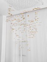 Leaf Twisted Sculptural Customize Chandelier
