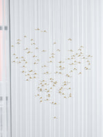 Leaf Twisted Sculptural Customize Chandelier