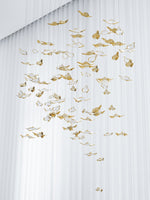 Leaf Twisted Sculptural Customize Chandelier