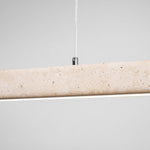 Linear Travertine Disc Pendant – Kitchen Island Lighting