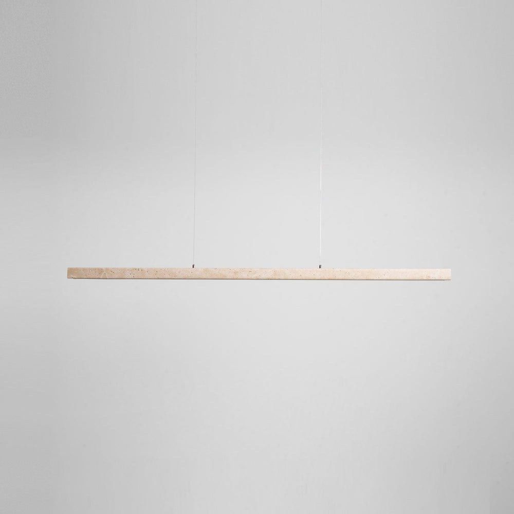 Linear Travertine Disc Pendant – Kitchen Island Lighting