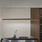 Linear Wooden Pendant Light