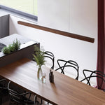 Linear Wooden Pendant Light