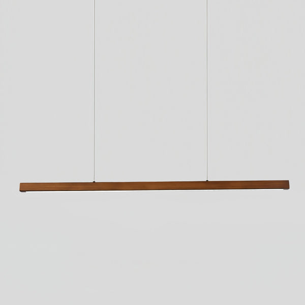 Linear Wooden Pendant Light