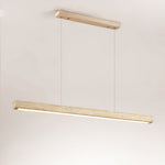 Linear Travertine Disc Pendant – Kitchen Island Lighting