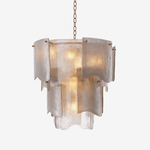 Liora Melted Glass Chandelier