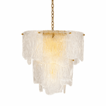 Liora Melted Glass Chandelier