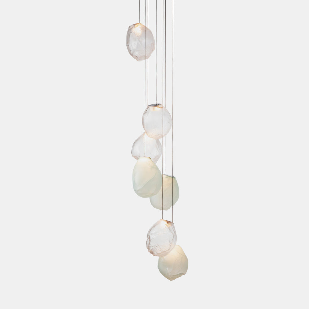 Liquid Glass Stone Pendant Light