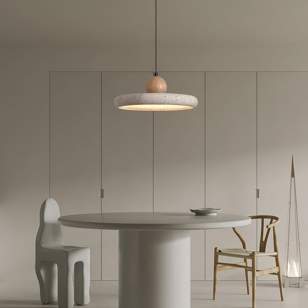 Lola Travertine Swag Pendant Light