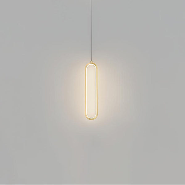 Long Oval LED Pendant Lamp