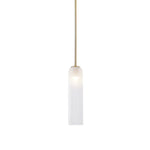 Long Tube Glass Pendant Light