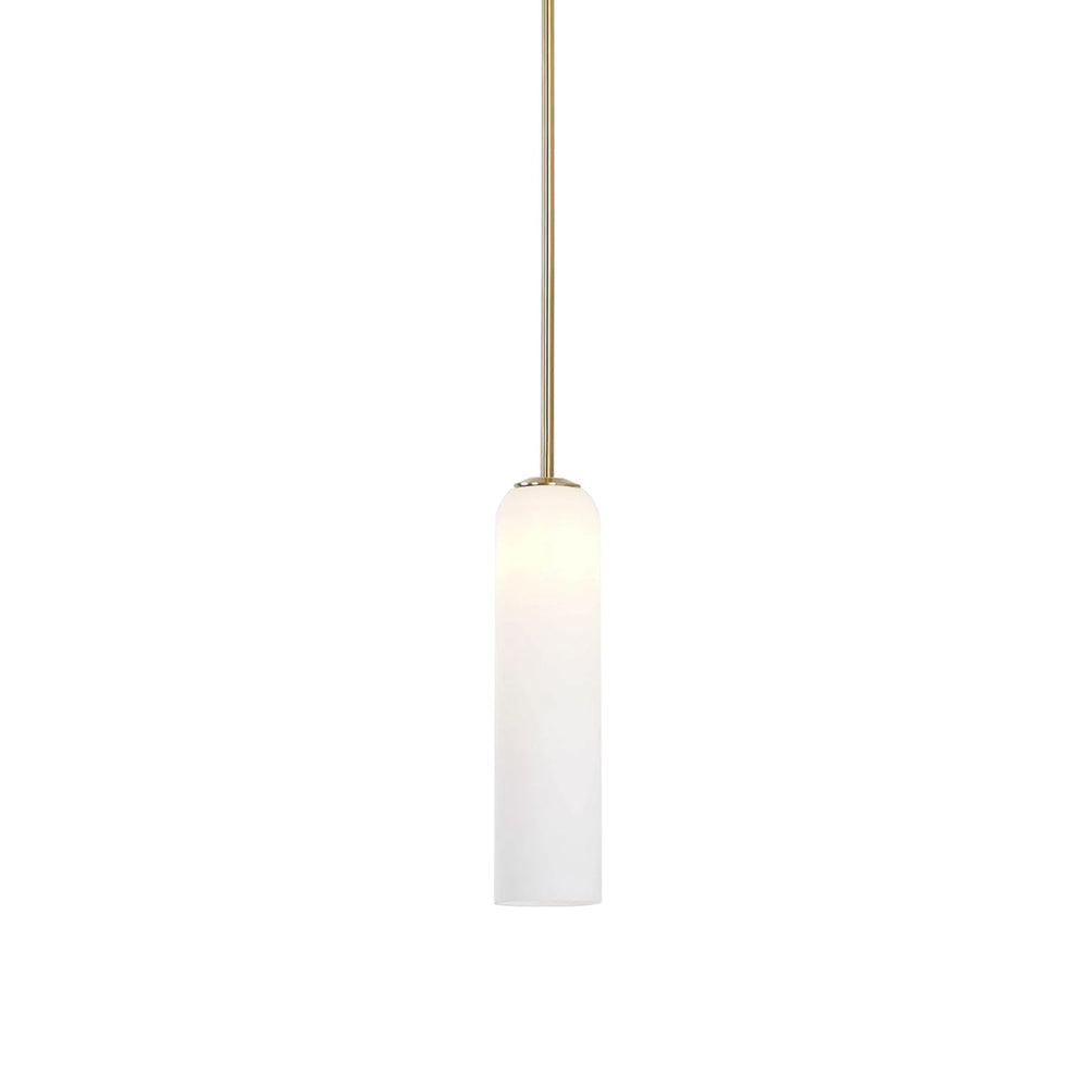 Long Tube Glass Pendant Light