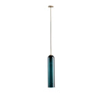Long Tube Glass Pendant Light