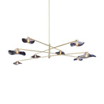 Lotus Leaves Glass Chandelier