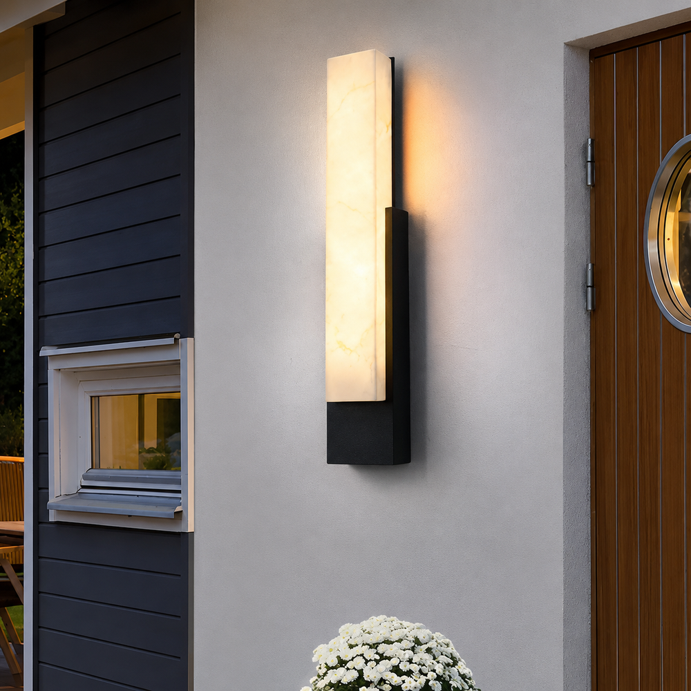 LumaPier IP65 Modern Outdoor Wall Light – Stainless Steel Architectural Sconce
