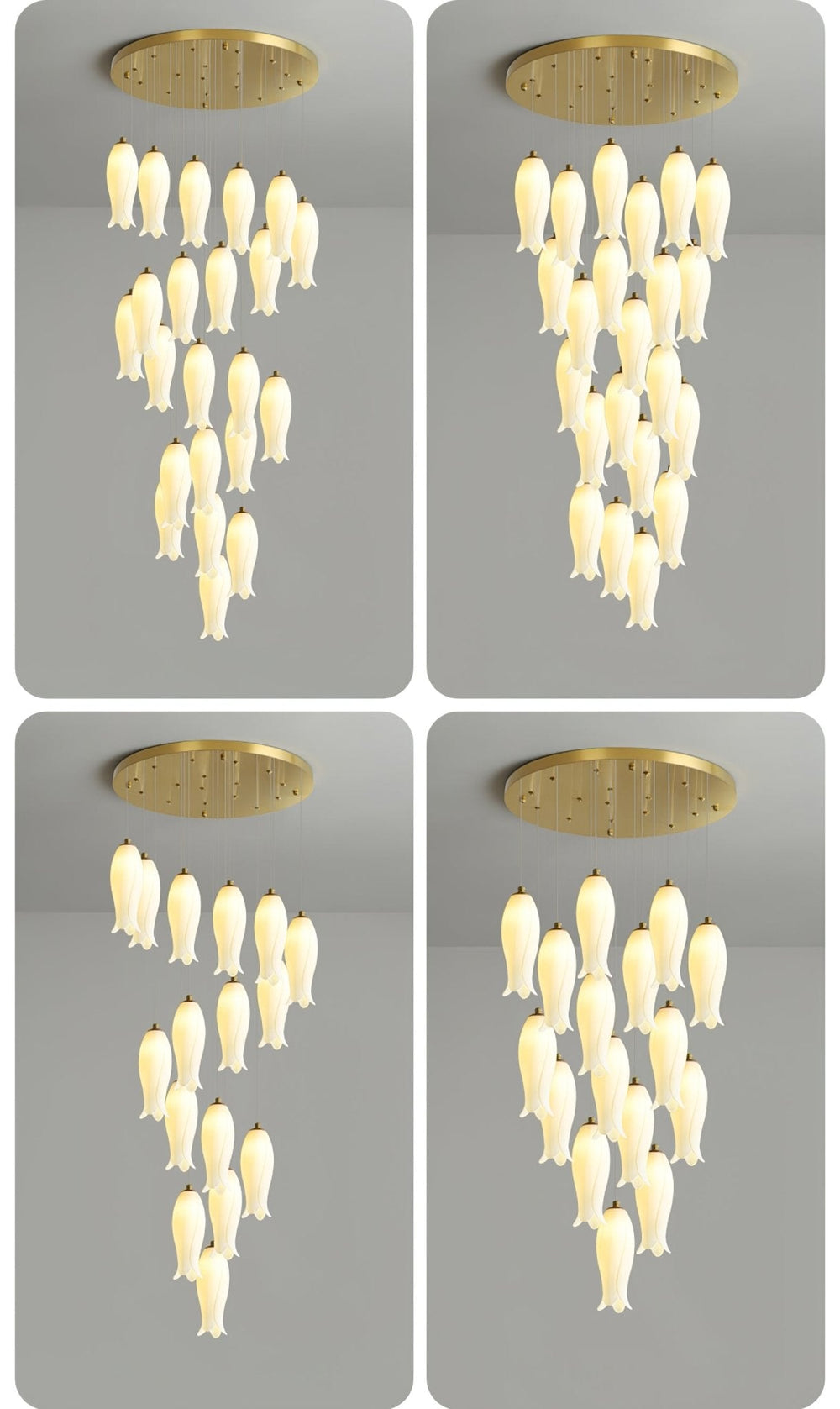 Luma Flora Stairs Chandelier