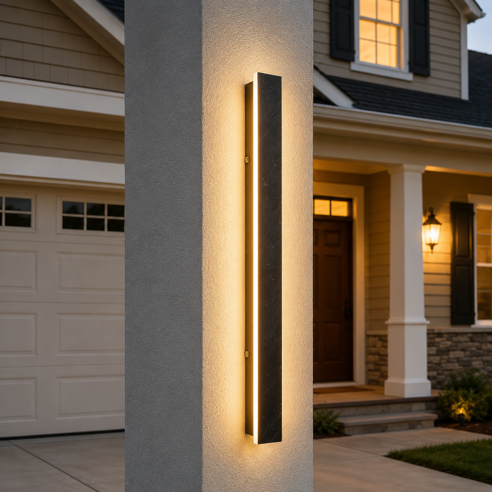 Lumetra Long Linear Architectural Outdoor Wall Light
