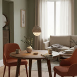 Lunar Dome Alabaster Pendant Light