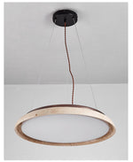 Lunar Disc Travertine Pendant Lamp