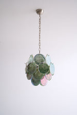 Lunaria Disc Glass Chandelier