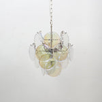 Lunaria Disc Glass Chandelier