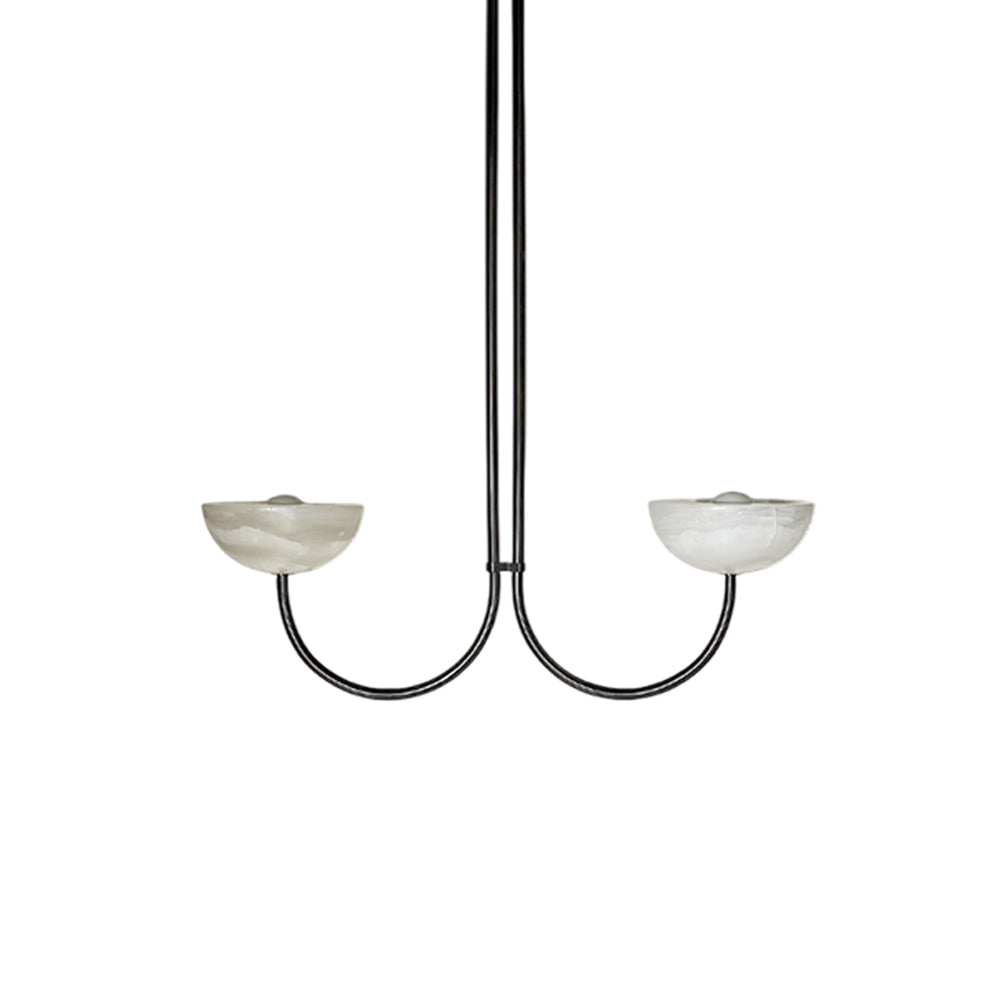 Lunaris Duo Alabaster Pendant Lamp